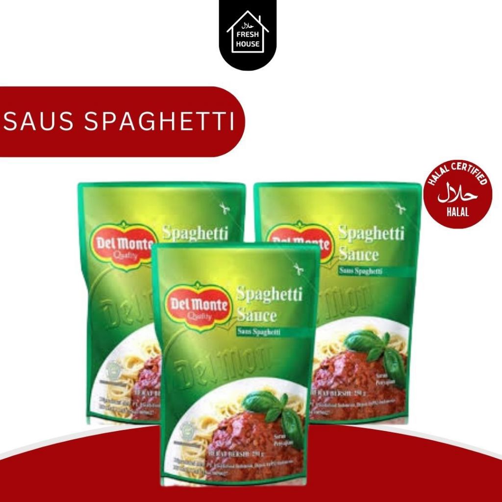 

DELMONTE SPAGHETTI 250GR / SAUS SPAGHETTI