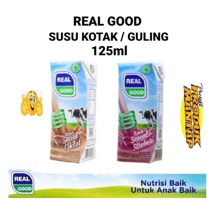 

Real Good uht 125 ml kotak (pc)