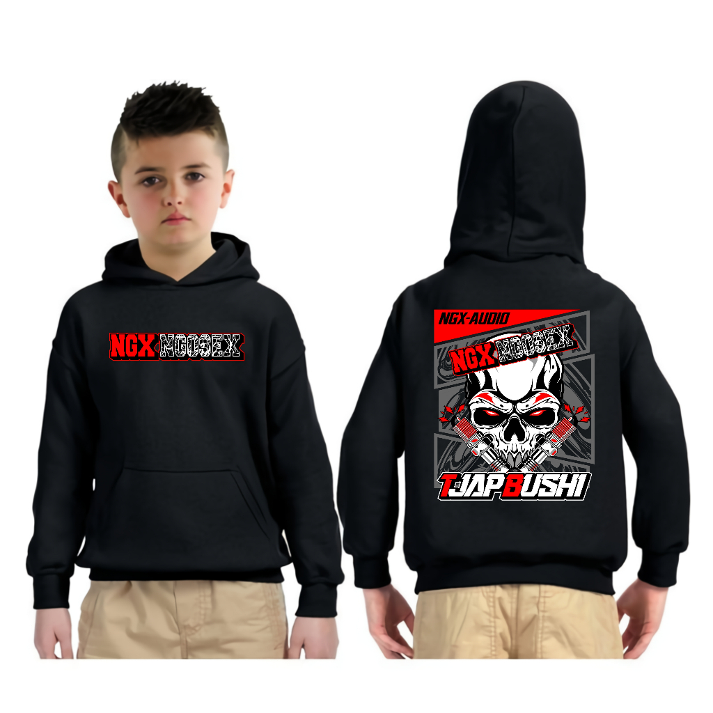 Jaket Hoodie Anak NGX NGOSEK Tjap Busi 2024 Hoodie NGX Nanda Audio Terbaru