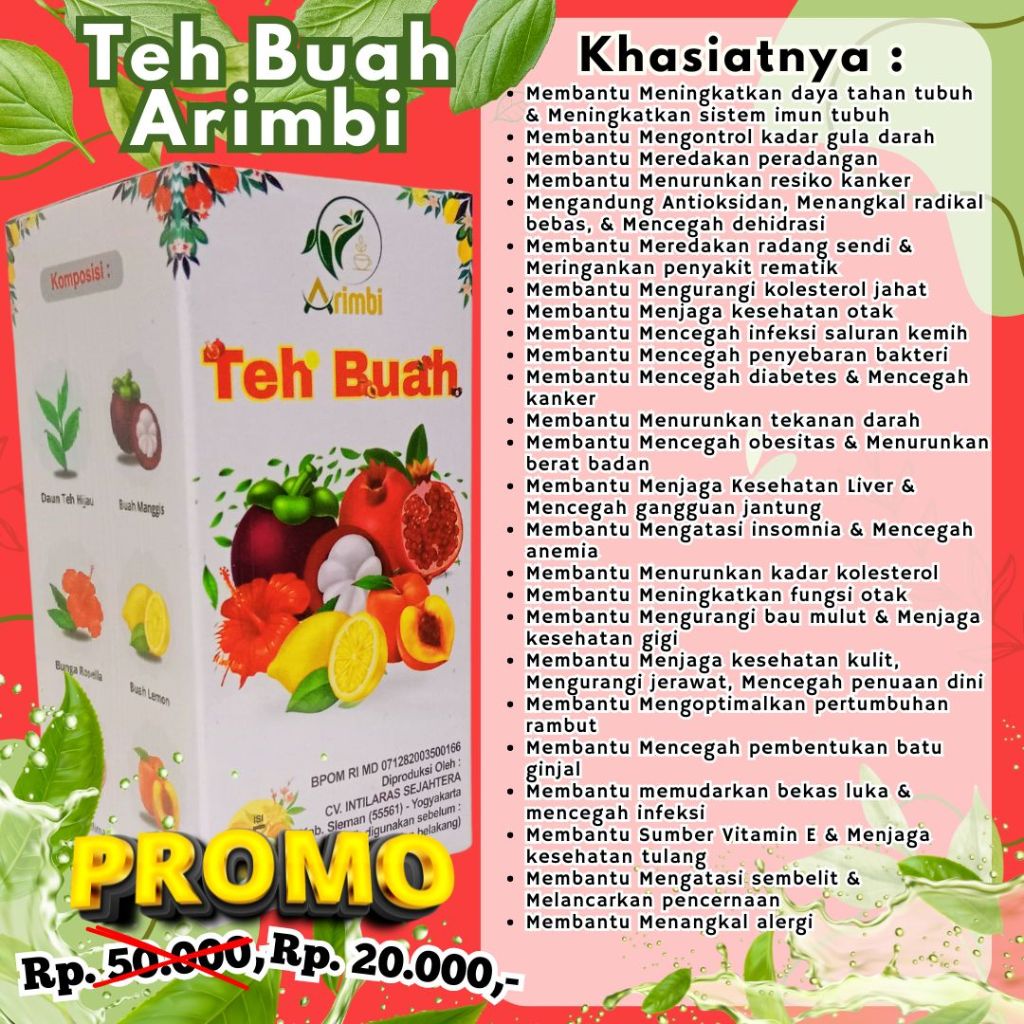 

Teh Buah Arimbi, Teh Arimbi, Teh Buah, Teh Buah Lengkap, Teh Buah Herbal, Teh Herbal Kesehatan, Teh Buah Herbal Kesehatan, Teh Buah Arimbi Herbal Kesehatan, Teh Buah Untuk Membantu Meningkatkan daya tahan tubuh,Teh Buah Untuk Membantu Mengontrol kadar gu