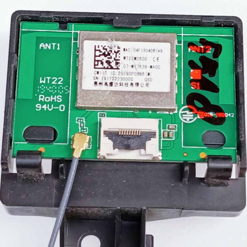 modul wifi  tv tcl 55a8 -50a10 - 55p8  modul bluetooth tv tcl 55a8 - wa-fi tv tcl