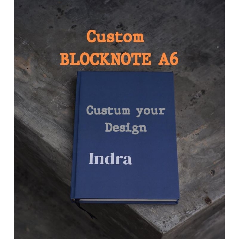 

CUSTOM BLOCKNOTE A6 HARDCOVER