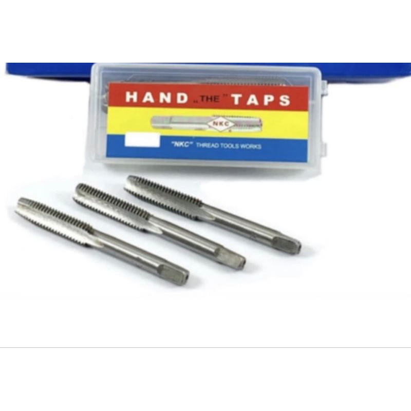 mata tap baut M14 x 2 hand taps pembuat drat baut 14 x 2.0 metric Mili isi 3pcs