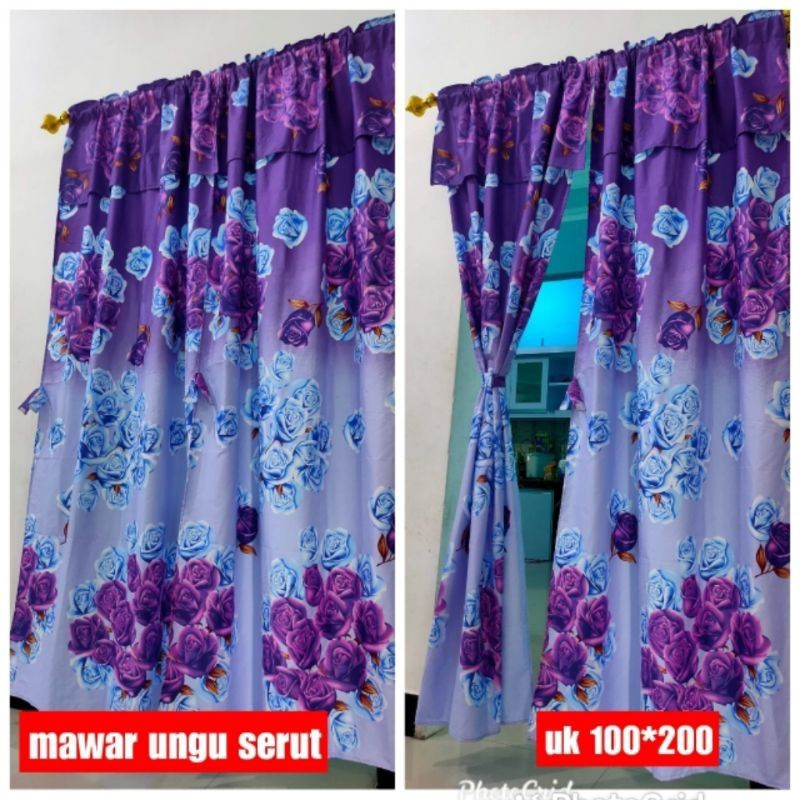 Grosir gorden serut pintu dan jendela 100x200 free tali perekat