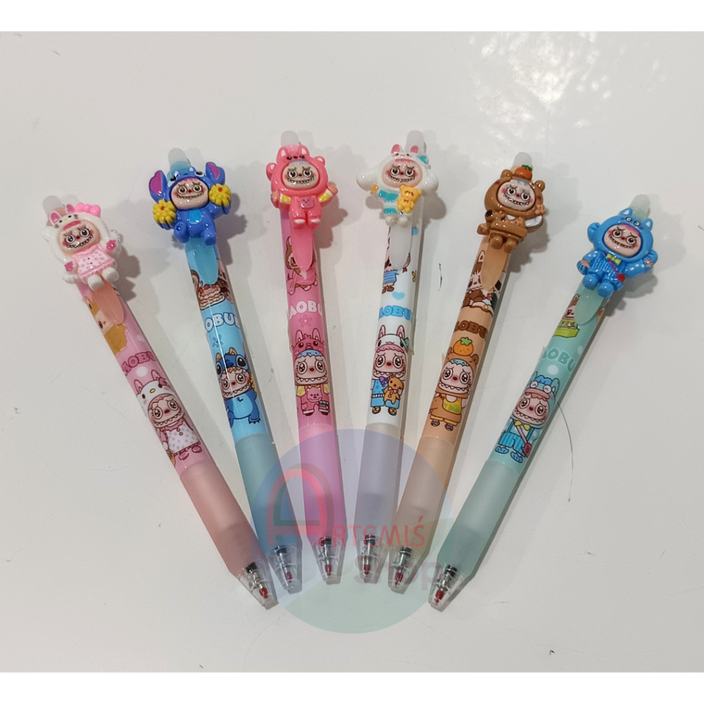 

Pulpen Karakter Labubu Erasable XiaoBubu