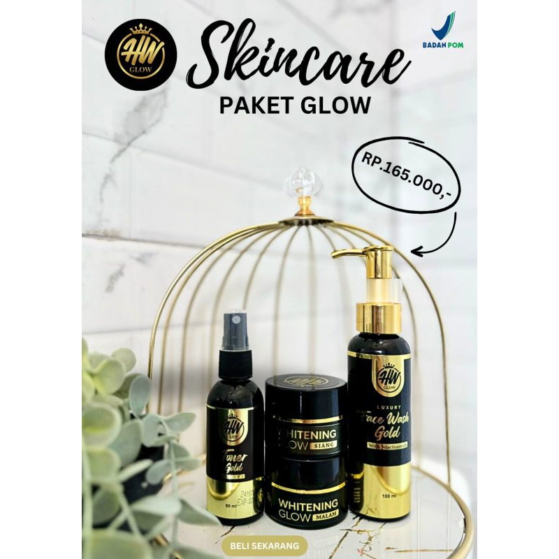 Skincare Hw Glow Paket Glow