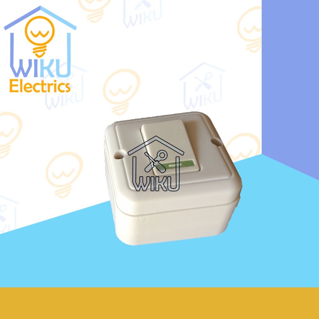 WiKu Saklar Lampu Tunggal Engkel OB Outbow Tempel Lampu Led Rumah Toko