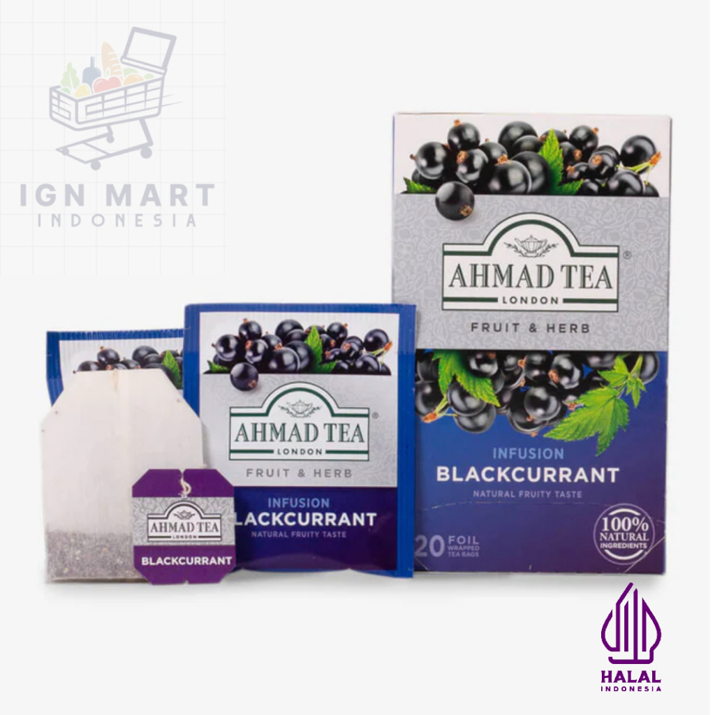 

Tea / Teh Ahmad Tea Blackcurrant Infusion - Caffeine Free Tea