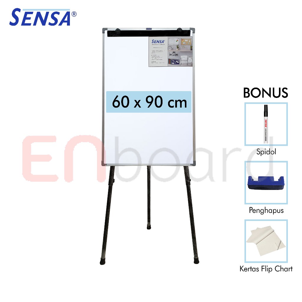 

Flip Chart / Flipchart / Papan Presentasi Sensa 60 x 90 cm