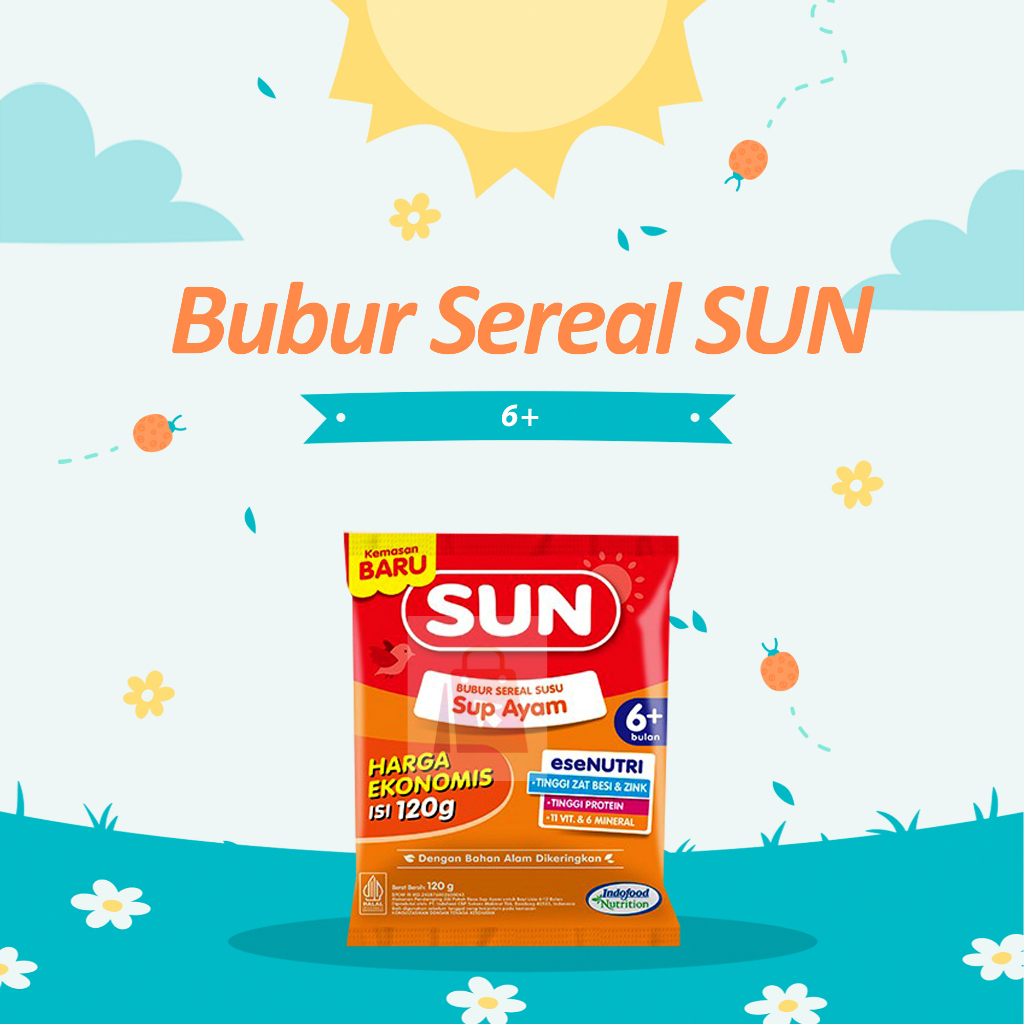 Ekonomis Bubur Sereal Bayi SUN 6+ Untuk bayi usia mulai 6 bulan