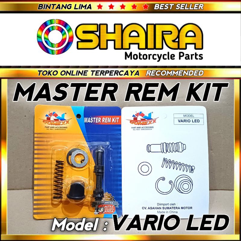 MASTER KIT VARIO 150/SEAL MASTER REM DEPAN VARIO 150 ESP/125 ESP/125 LED/GENIO SEAL MASTER REM GENIO