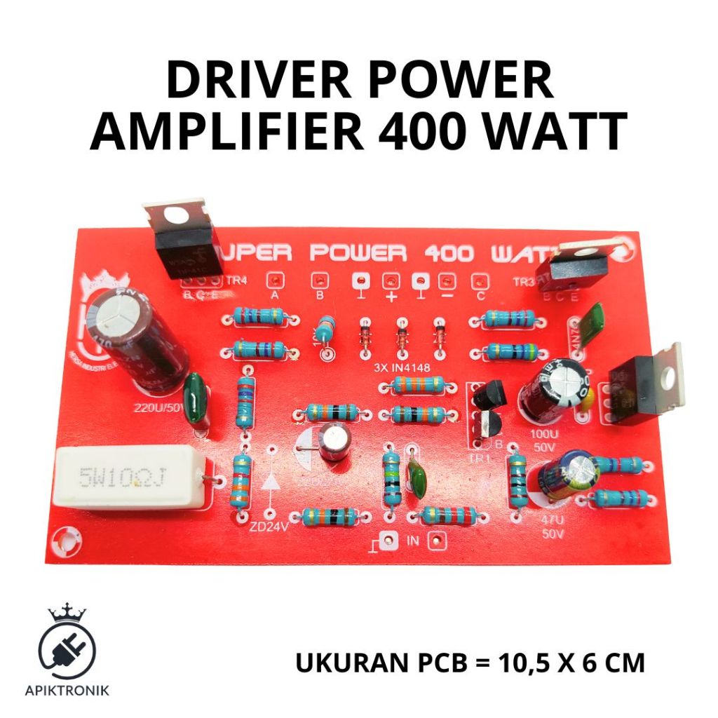 MONO DRIVER POWER AMPLIFIER 400 W DRIVER AMPLIFIER 400W KIT SAFARI 400 WATT