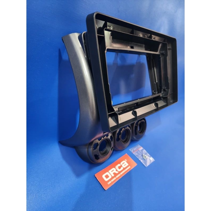 Frame head unit android 10 inch mobil honda jazz 2004-2007 merek orca free baut