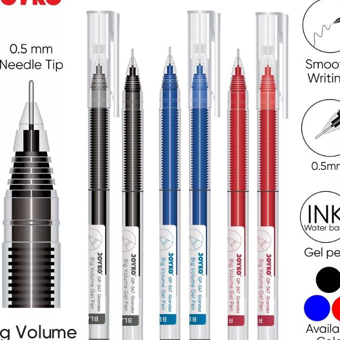 

KI3 Pulpen Gel Joyko Gp347 Grandez 5mm 1pak12 pcs