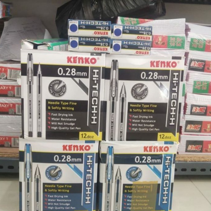 

HJ6 Pulpen Gel Kenko Hitech 28mm 1pak12pcs
