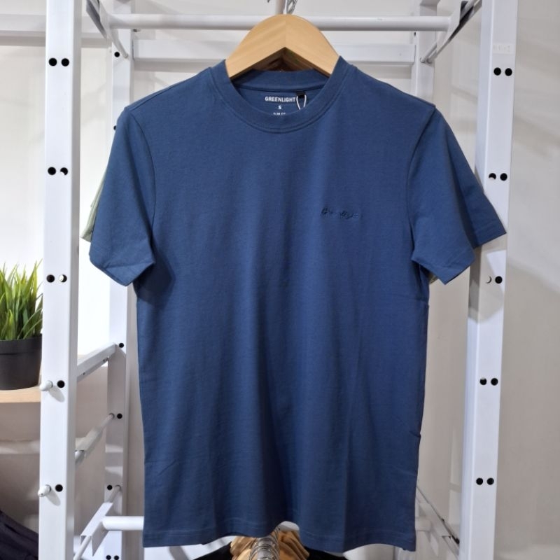 GREENLIGHT Kaos Pendek Basic Polos Pria Slimfit Original