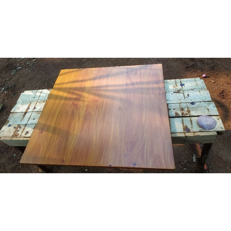 papan kayu daun meja toptable bahan meja 80x80x2