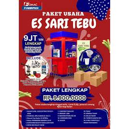 Paket Usaha Es Sari Tebu Include Mesin Sugar Cane Extractor Manual Cup Sealer, Pemeras Jeruk Manual 
