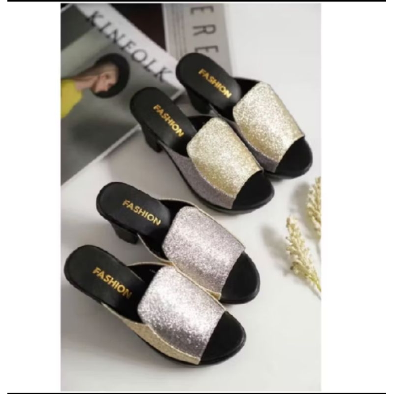 Sandal wedges wanita  livana hak tinggi