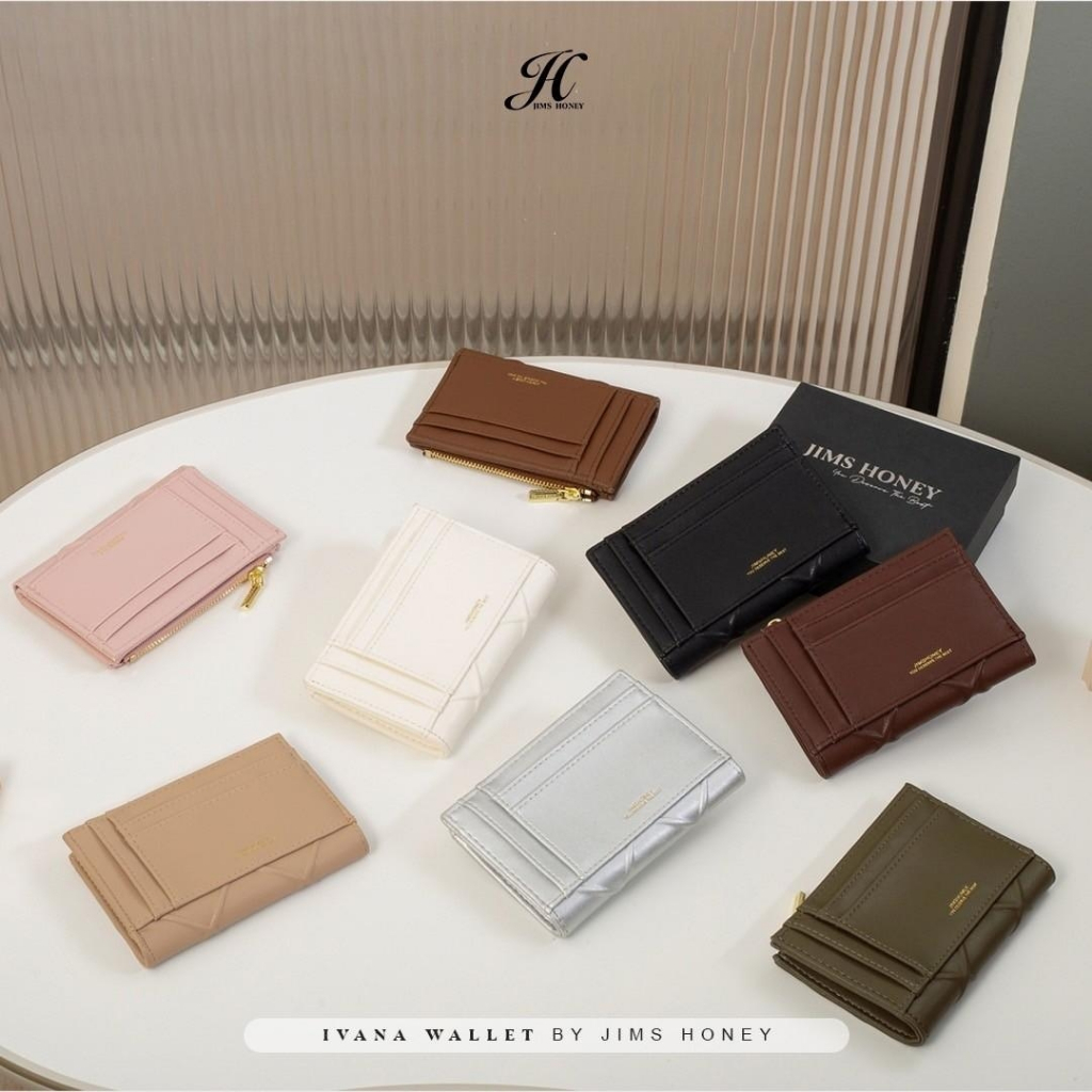 JIMS HONEY IVANNA WALLET Dompet Kecil Lipat Wanita Cewek Fashion Jimshoney Casual Terbaru