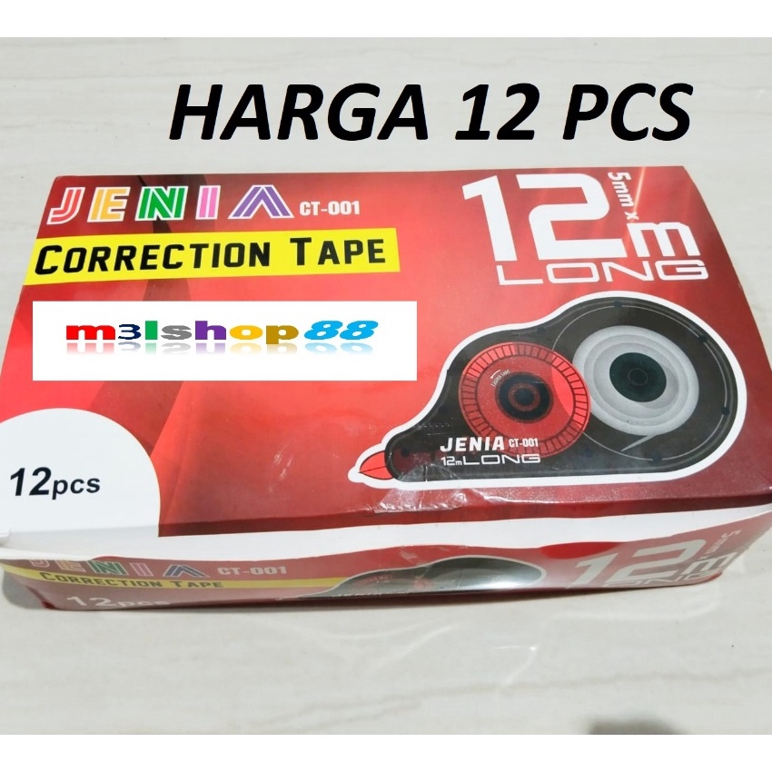 

FG2 Correction tape tipex roll tipex kes 12 mtr JENIA12 pcs