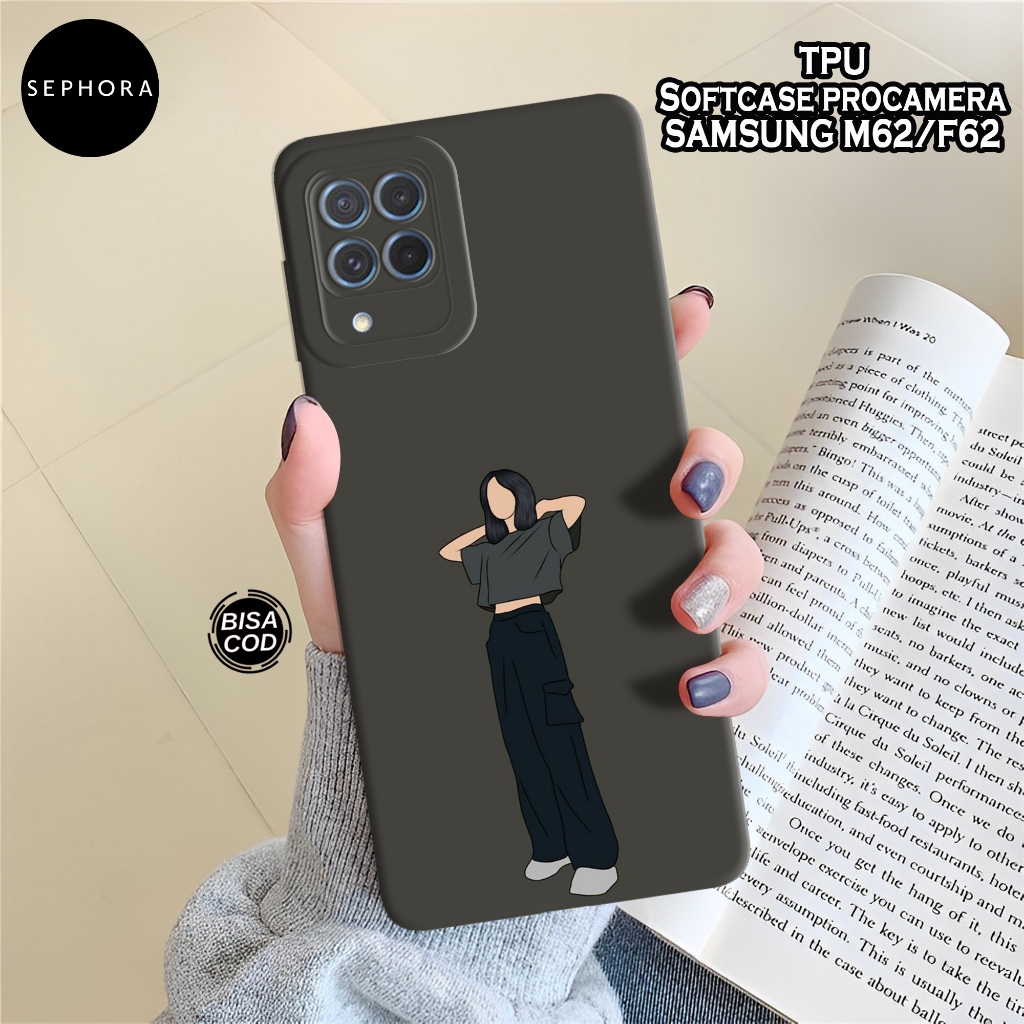 Case Samsung M62 / F62 Terbaru - Fashion Case Cewe - Softcase Samsung M62 / F62 - Case Pro Camera - 