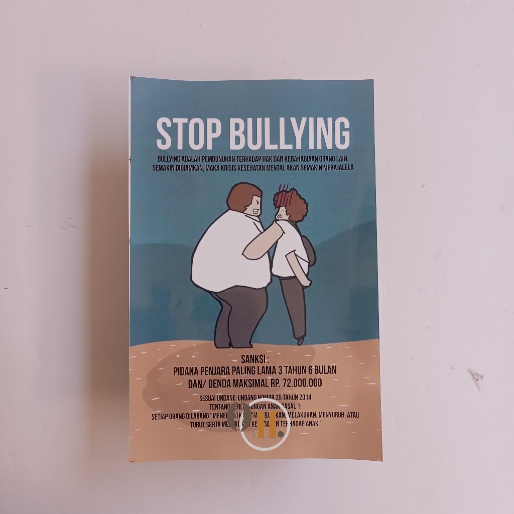

Stiker Stop Bullying - Stop Perundungan - Edukasi Bullying Sekolah