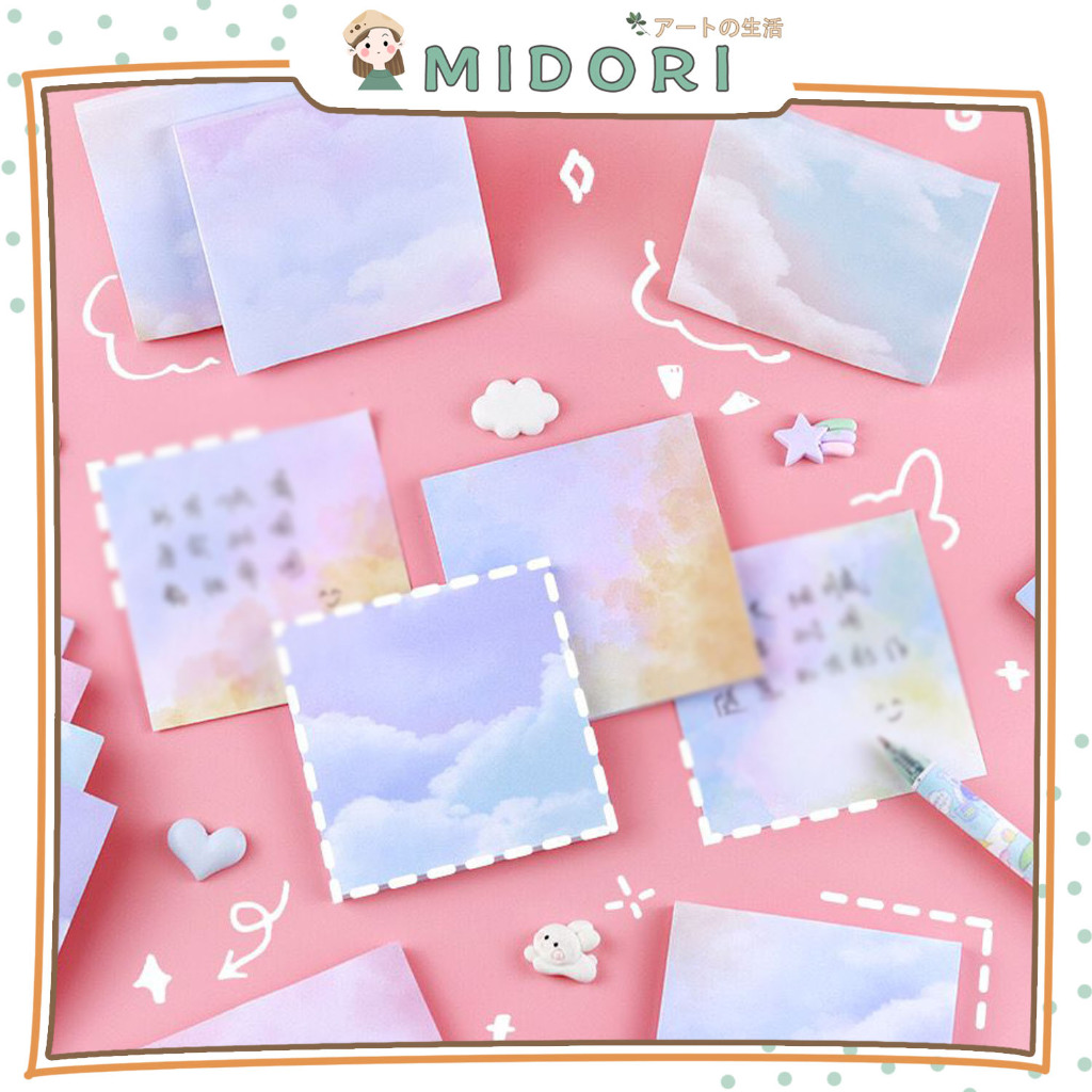 

[MIDORI] 50Lembar MEMO GALAXY Memo Pad Note Paper Notepad - C0058