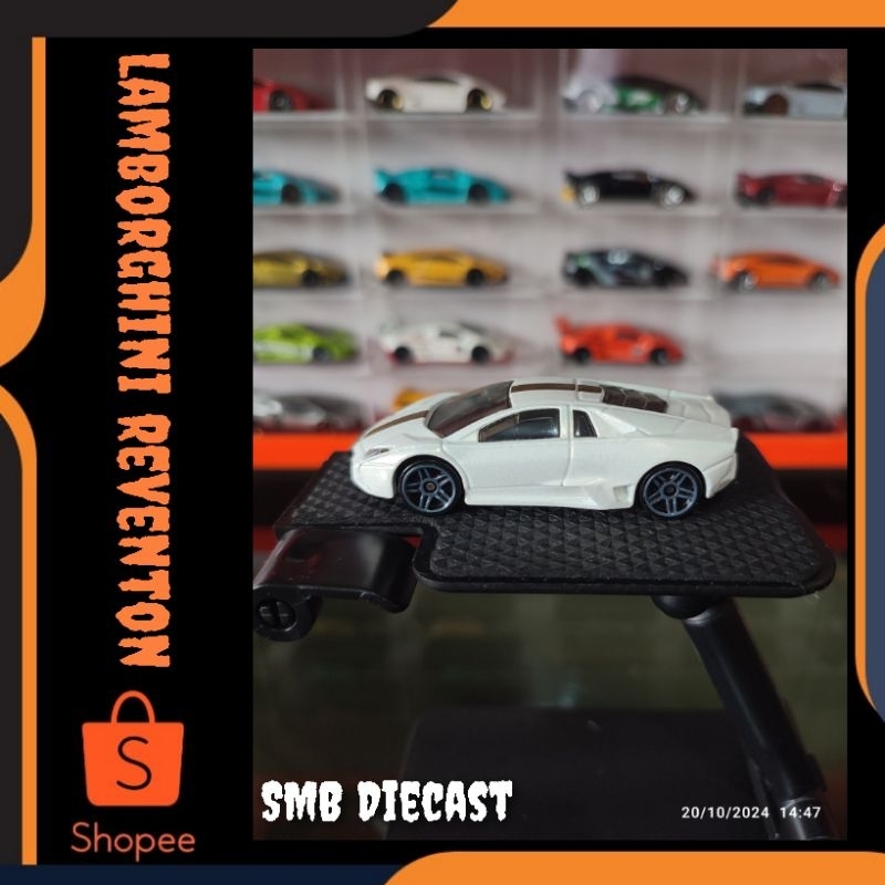 HOT WHEELS LAMBORGHINI REVENTON PUTIH BLACK CARD LOS (REGULER)