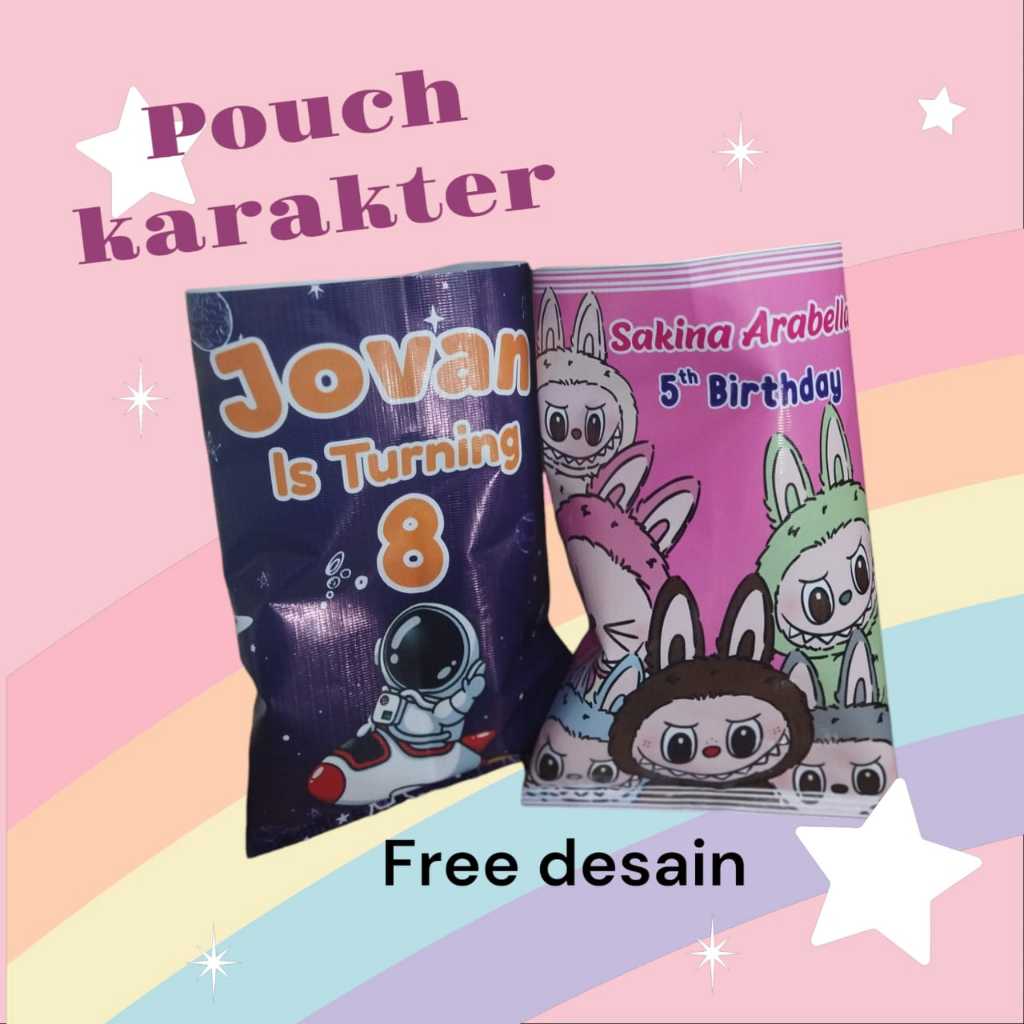 

Pouch Snack Ulang Tahun Anak Ukuran 30x40cm Kantong Bingkisan Souvenir Ulang Tahun Anak Kantong Souvenir Bingkisan Birthday Anak ISKSTORE