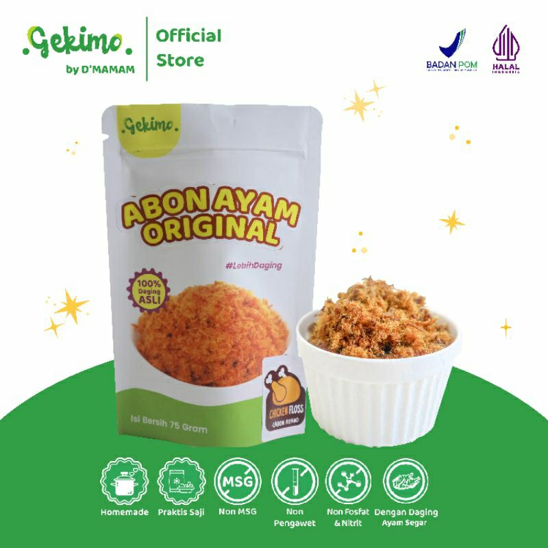 

D'Mamam Abon Sapi Original 75 gr