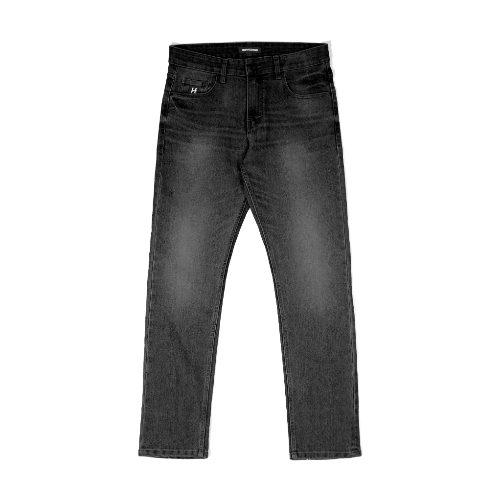 Heuvel Tribe Denim Pants Nimizu Black Wash DMH 2404.075