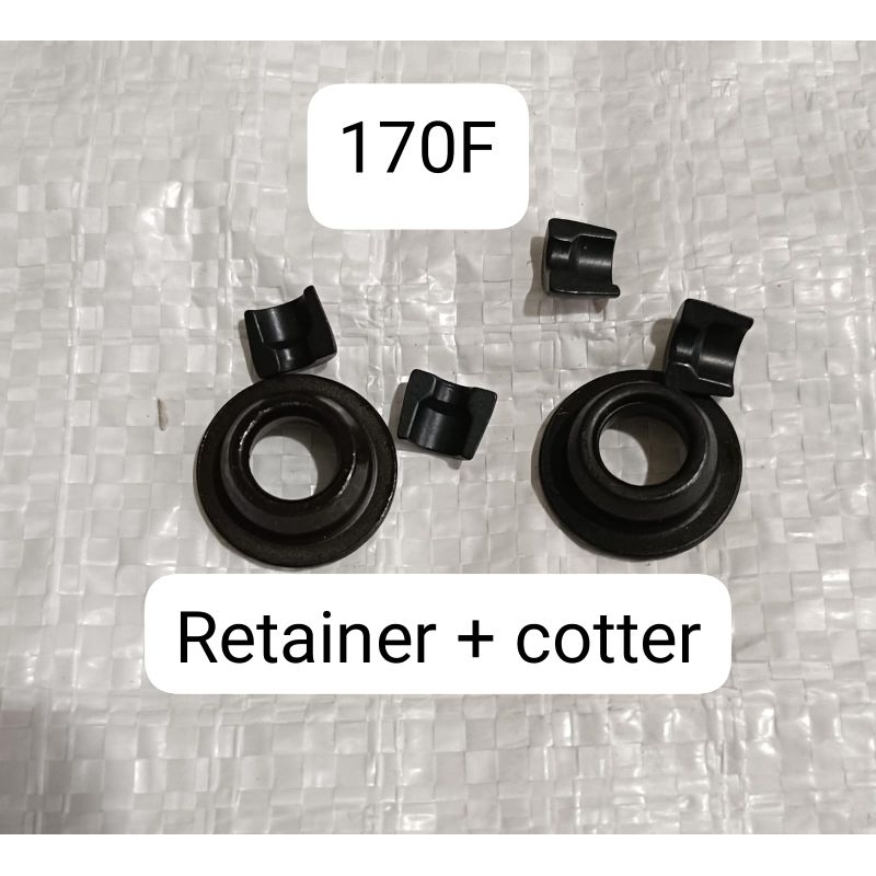 170F Valve retainer + cotterRetainer Valve + cotter untuk mesin KAMA / KIPOR type 170F
