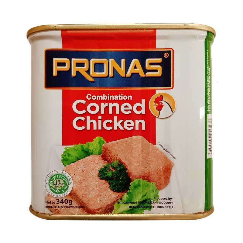 

Pronas Corned Chicken Kornet Ayam 340 Gr