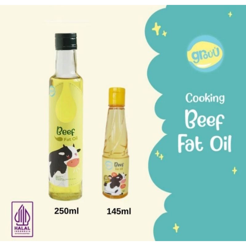 

Grouu Beef Fat Oil / Minyak Lemak Daging Sapi