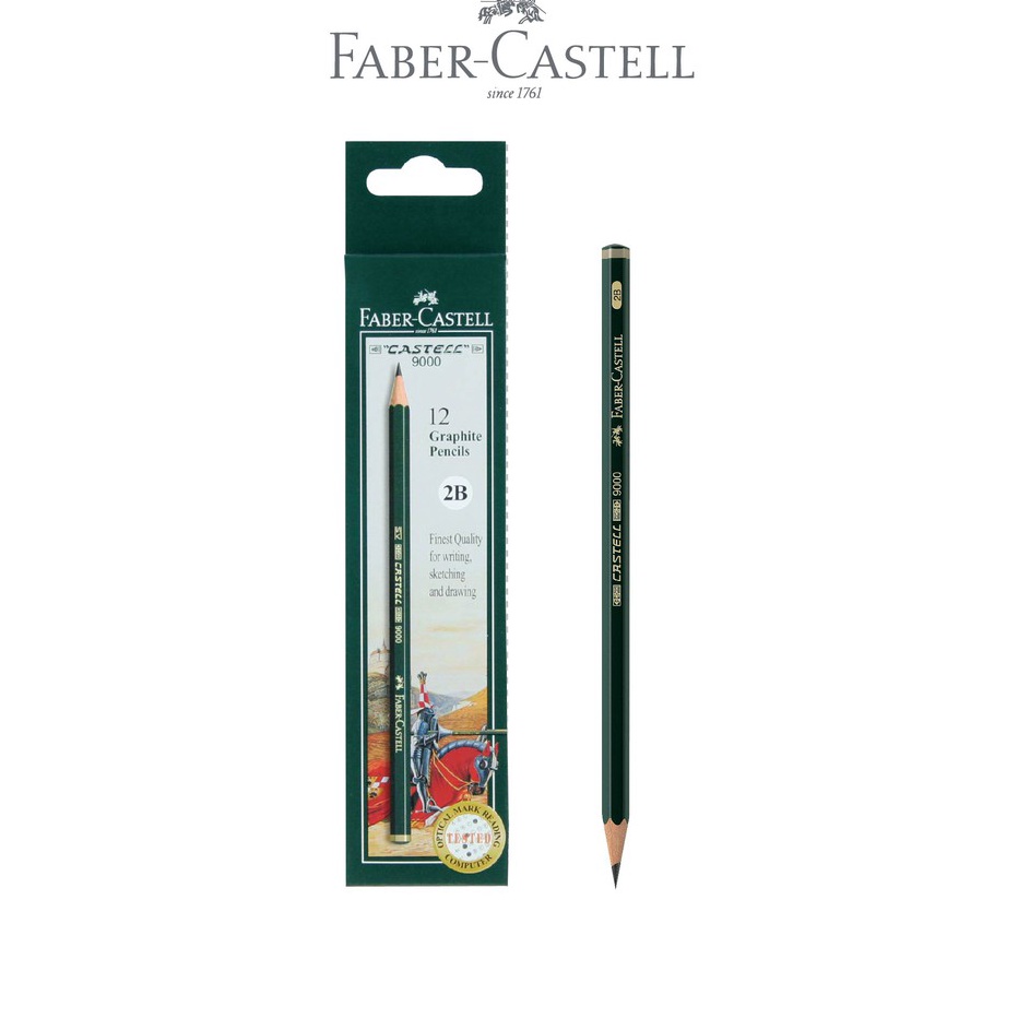 

KF7 FaberCastell Pensil Tulis Ujian 2B Castell 9 set 12