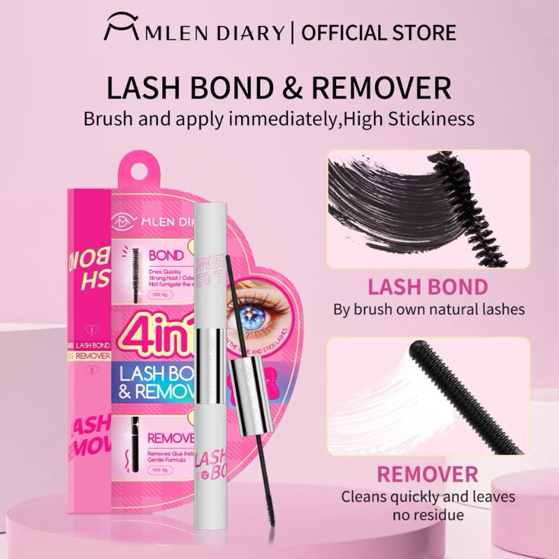 mlen diary lashbond dan remover bulumata