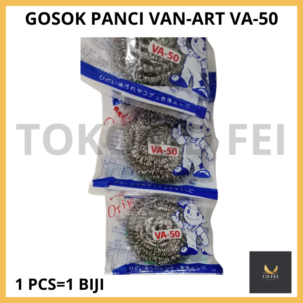 (1 PCS=1 BIJI) Gosok Panci VAN-ART/ Gosok Panci va-50/ Gosok Panci T50/ Gosok panci kawat