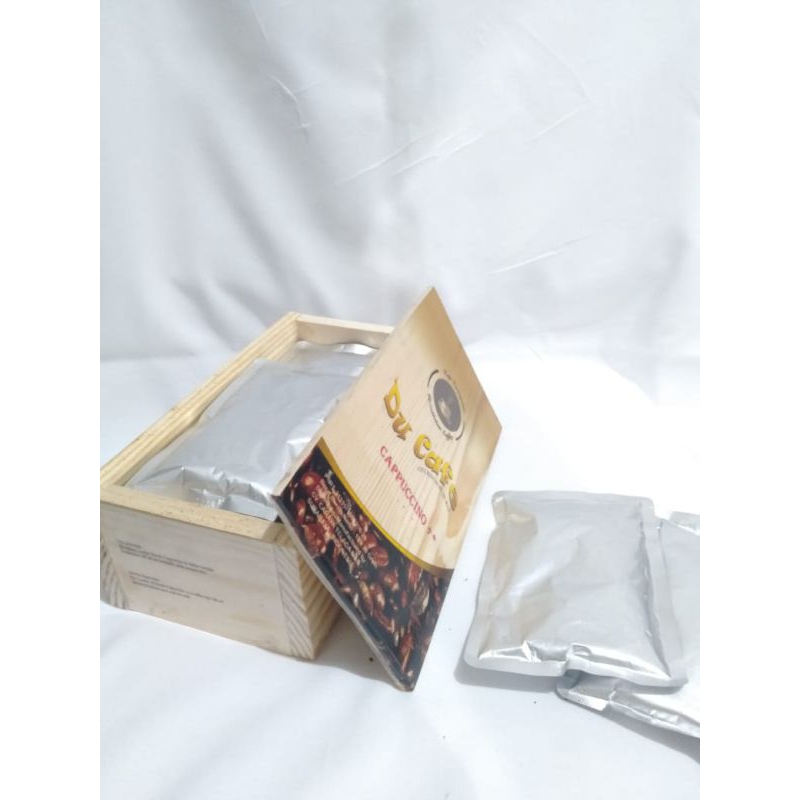 

Ducafe Kopi Cappuccino Kotak Kayu 20gr x 10