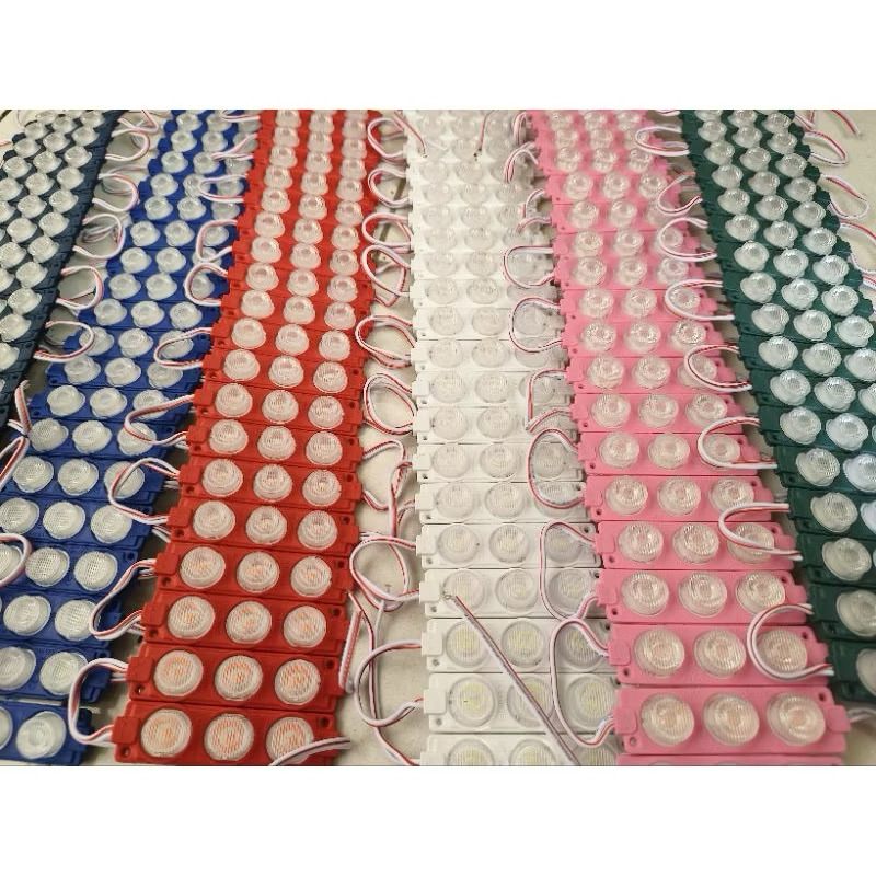 LAMPU LED MODUL 3MATA 12VOLT SMD 6114 2835 WATERPROOF VARIASI MOBIL MOTOR NEONBOX 3 MATA 12V-24 VOLT