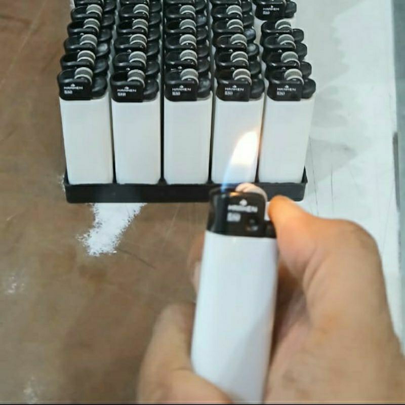 Korek api roda KRAKEN Putih polos / korek api / pemantik