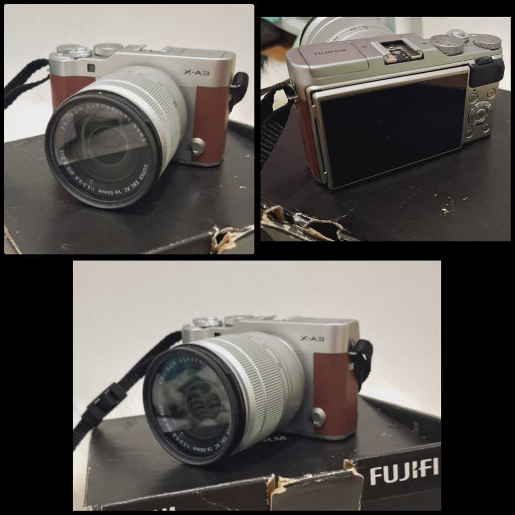 KAMERA FUJIFILM XA3 Kit 16-50MM Warna Coklat [Second/Bekas] FullKit