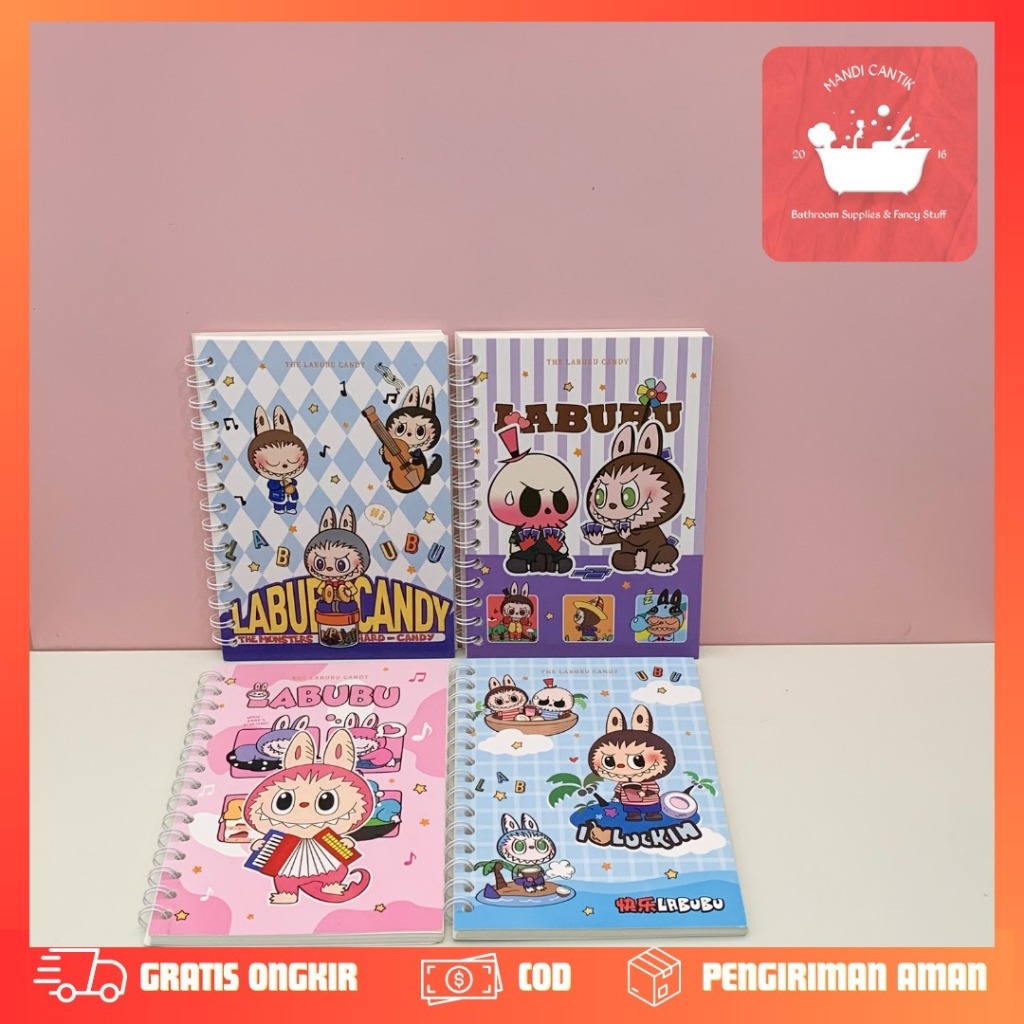 

BUKU BINDER SPIRAL A5 LABUBU BK-1573 BAUS NOTEBOOK TERJANGKAU LUCU IMUT KADO UNIK COD