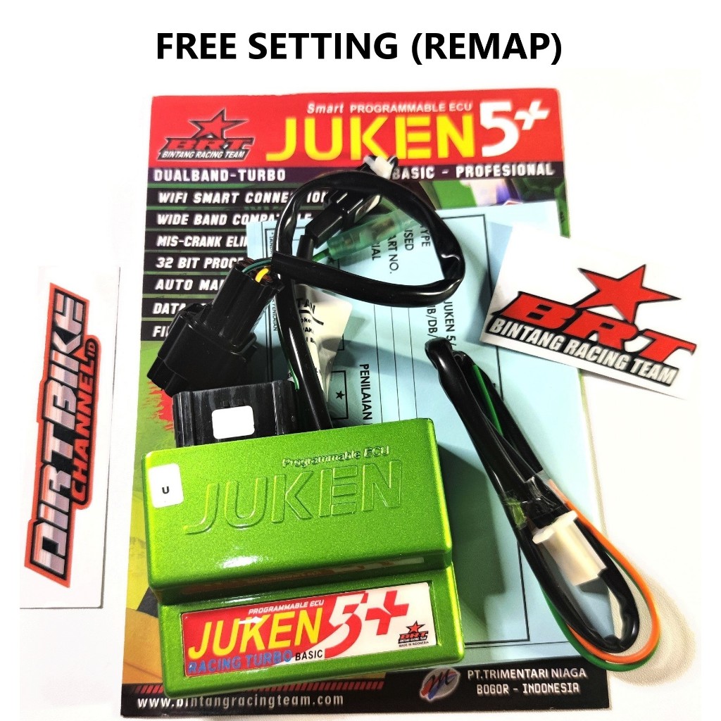 ECU BRT JUKEN 5 PLUS CRF 150 DUALBAND RACING TURBO FREE SETTING REMAP ECU CRF