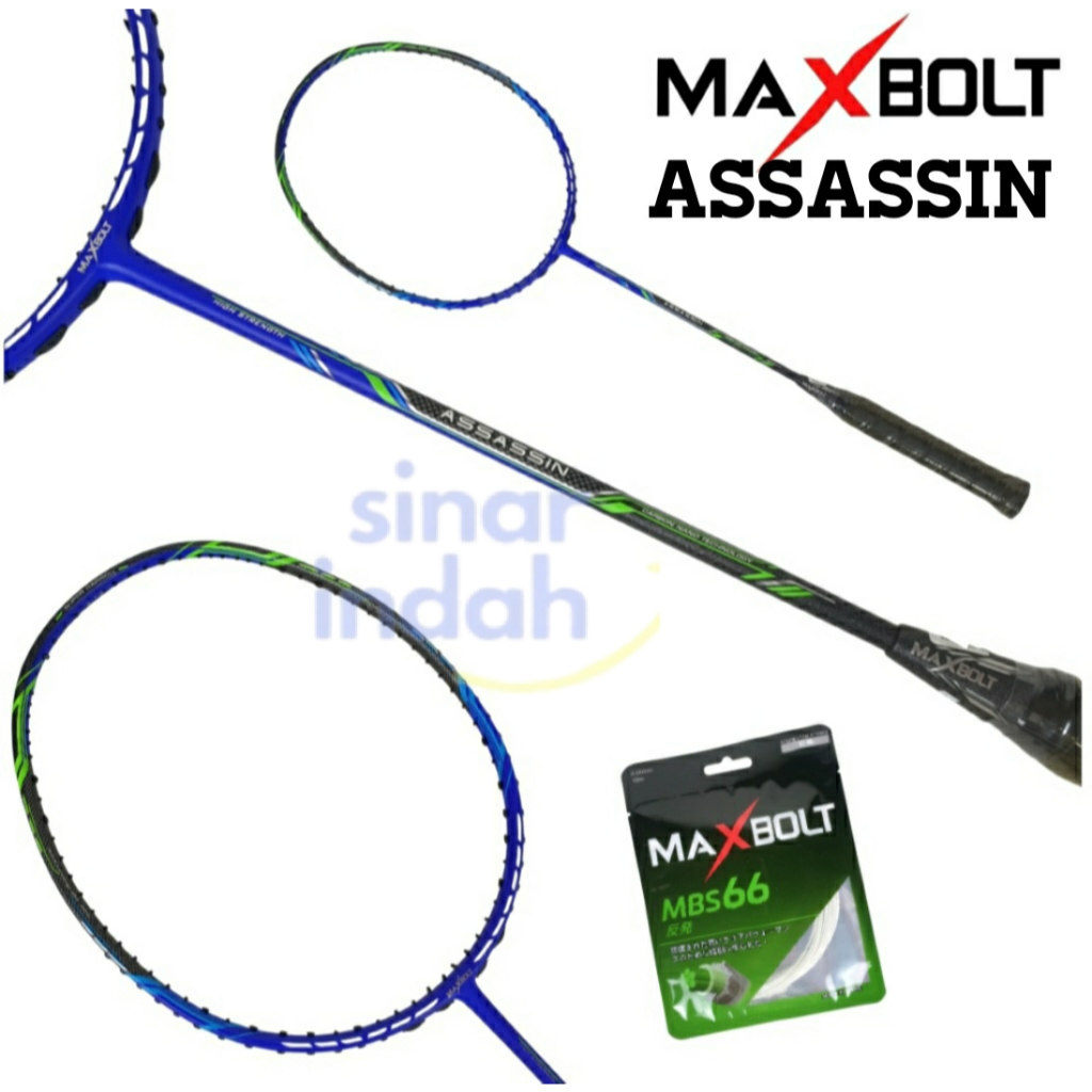 Raket Badminton Maxbolt Assassin Original Bulutangkis