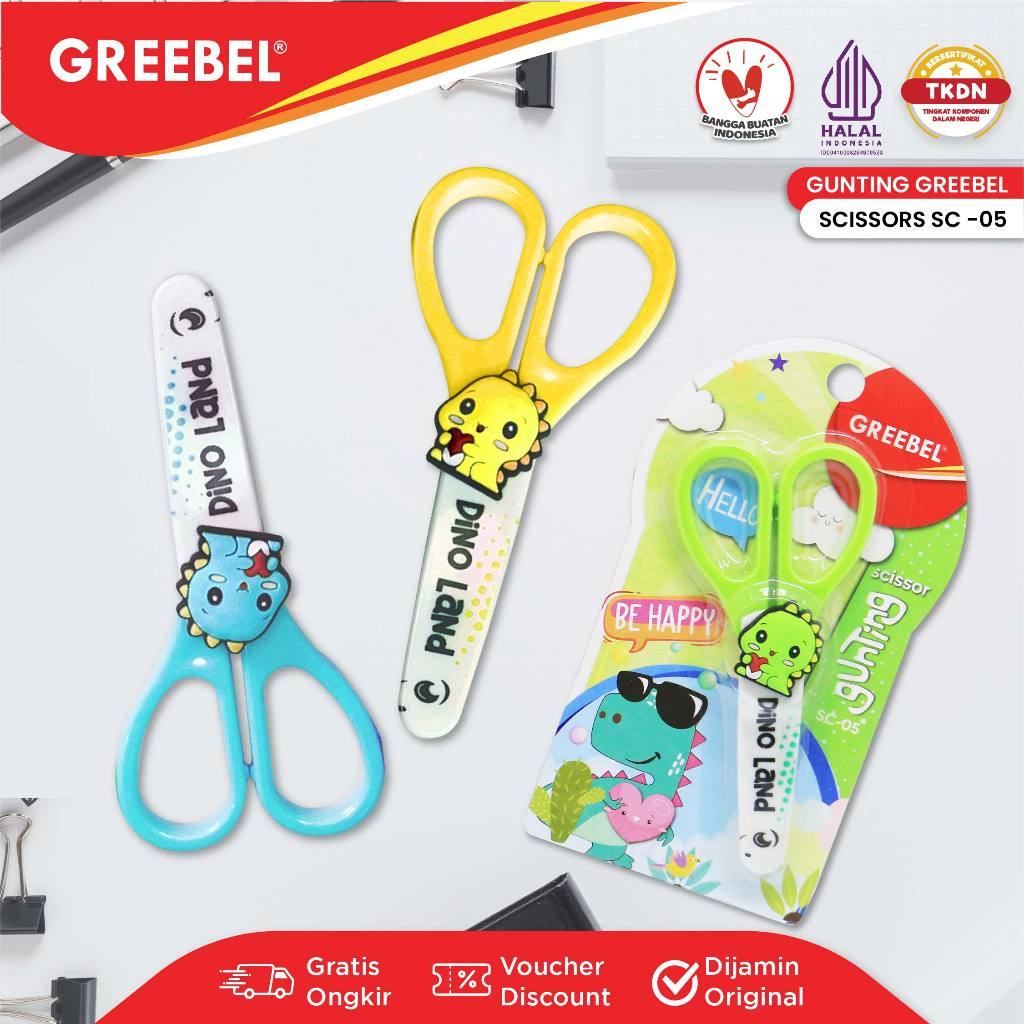 

GREEBEL Gunting Mini Gunting Anak (GUNTING SC-05) / Gunting Kertas / Gunting Sekolah / Gunting Pastel Lucu