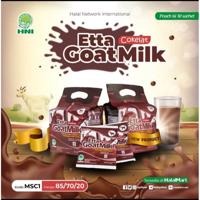 

Susu Etta GoatMilk Coklat