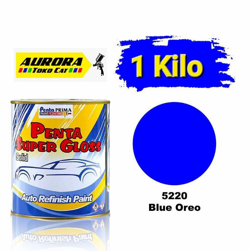Cat Biru Penta Super Gloss
