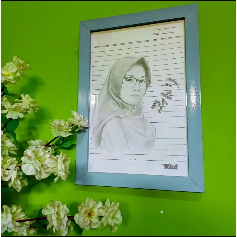 LUKISAN WAJAH REALIS PENSIL