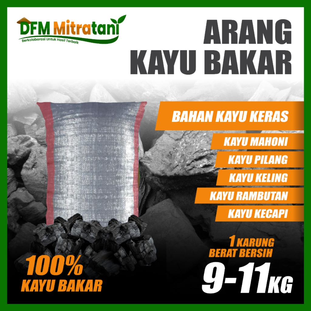 Arang Kayu 1 Karung - Arang Kayu Bakar Karungan